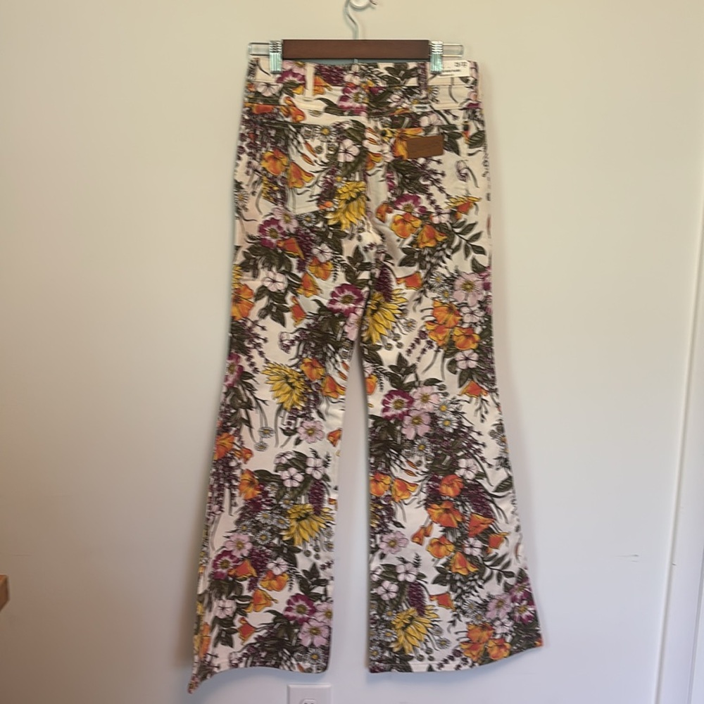 Wrangler Orange and Cream Boot Cut Flare Pants - Picture 11 of 11